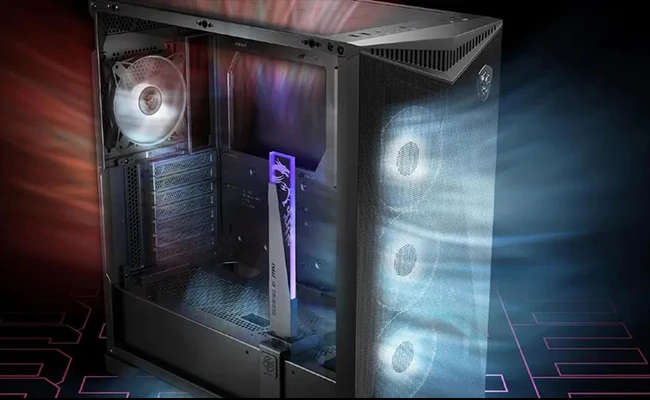 تصویر کیس با جریان هوای خنک