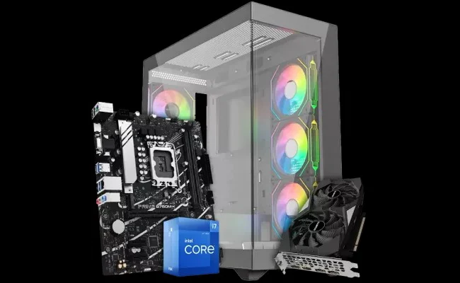 تصویر کیس اسمبل شده LogiKey LK-C664B