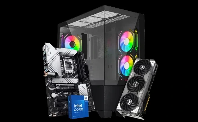 تصویر کیس اسمبل شده LogiKey LK-C664B