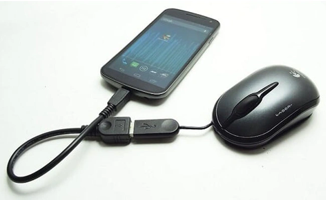 اتصال ماوس به گوشی با کابل OTG