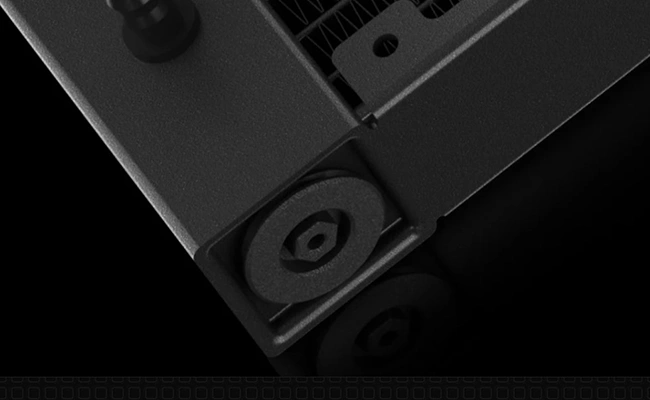 در این عکس کانکتور اتصال خنک کننده پردازنده LP360 ARGB DeepCool (آبی) نمایش داده شده است.