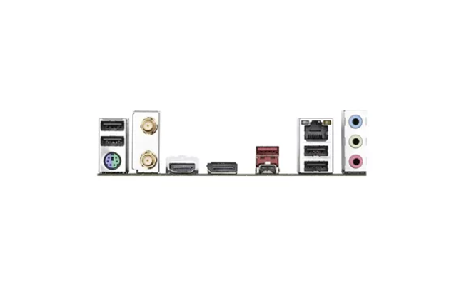 نمای پورت&zwnj;های مادربرد گیگابایت B760 DS3H AX D5