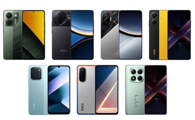 عکس گوشی شیائومی سری Poco