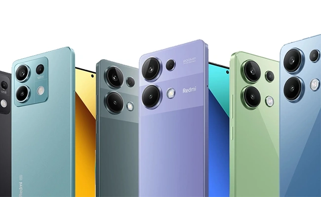 عکس لیست موبایل شیائومی سری ردمی نوت