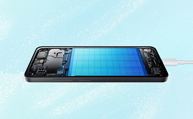 در این عکس باتری موبایل شیائومی مدل Redmi a5 به صورت شماتیک نمایش داده شده است.