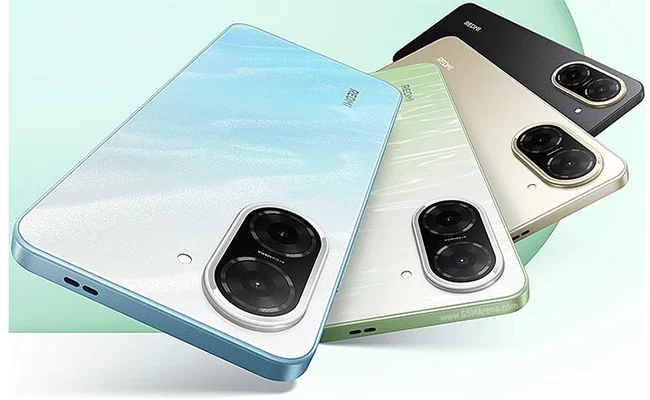 در این عکس رنگ&zwnj;های مختلف گوشی موبایل شیائومی Redmi A5 4G ظرفیت 128 گیگابایت رم 4 گیگابایت نمایش داده شده است.