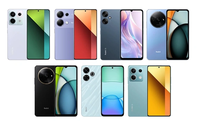 عکس گوشی شیائومی همه مدل