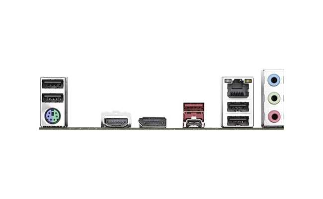 مادربرد گیگابایت B760 DS3H D4 &ndash; نمای پورت&zwnj;ها