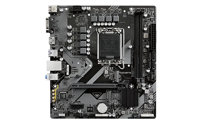 مادربرد گیگابایت B760M H DDR5 &ndash; نمای جانبی