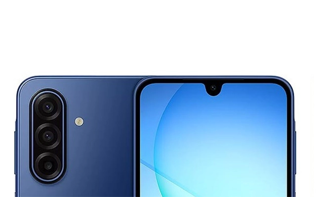 در این تصویر دوربین‌های اصلی و سلفی گوشی موبایل گلکسی A17 نمایش داده شده است.