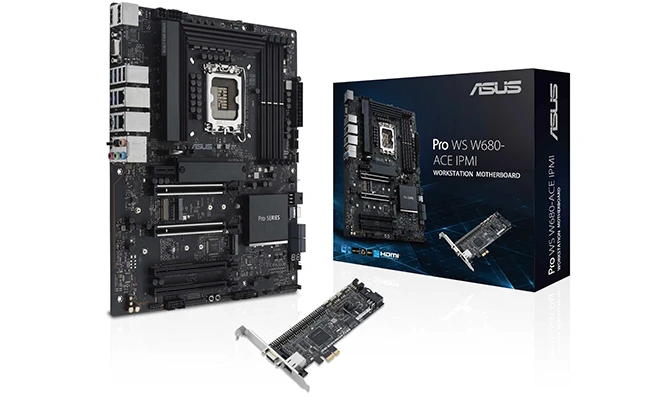  سوکت 1700تصویر مادربرد ایسوس Pro WS W680-ACE IPMI همراه جعبه