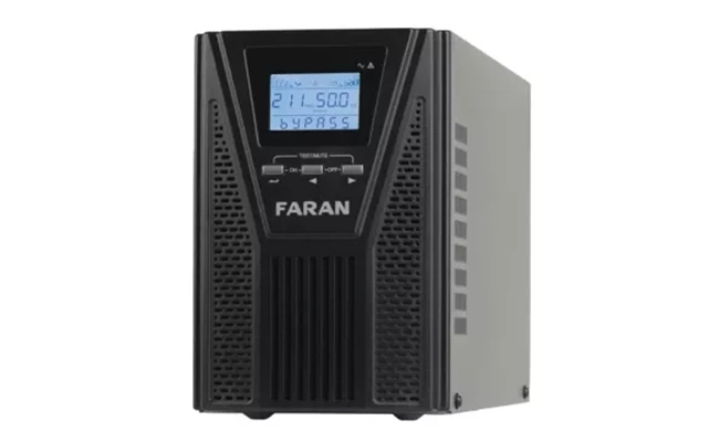 یو پی اس Titan Plus 1KVA فاران &ndash; نمای جلویی با باتری داخلی