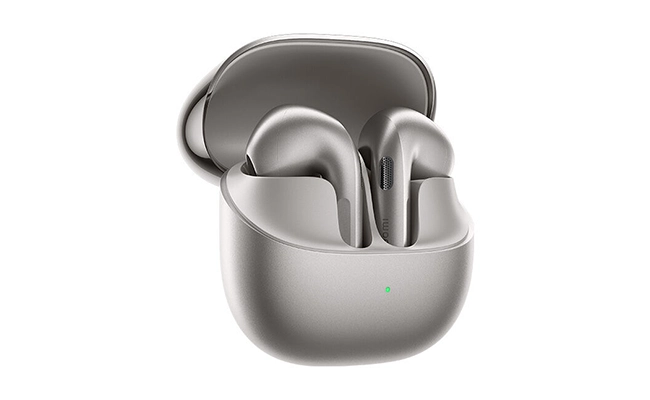 در این عکس یک ست شیائومی Buds 6 Xiaomi داخل قاب نمایش داده شده است.