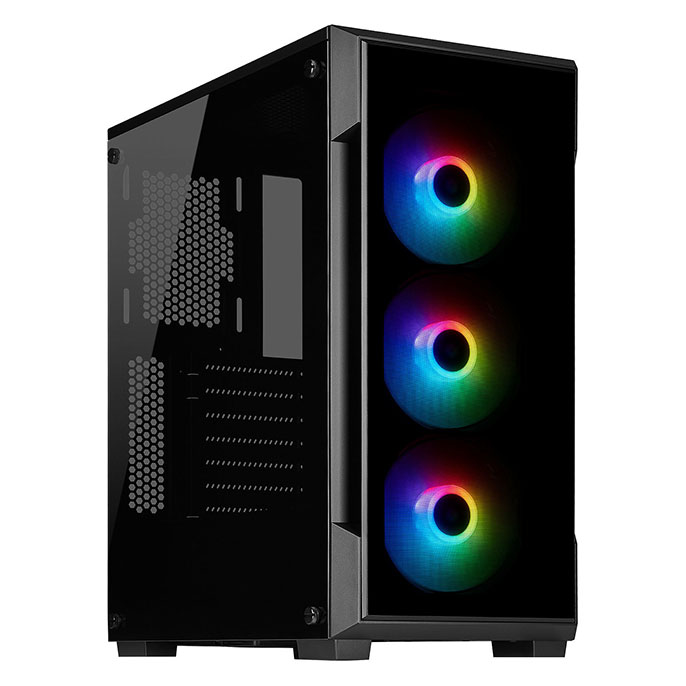 کیس کامپیوتر iCUE 220T RGB Tempered Glass کورسیر