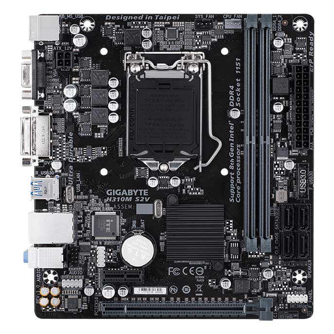 مادربرد GA-H310M-S2V گیگابایت سوکت 1151