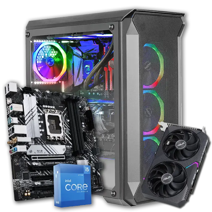 کیس اسمبل شده Green Z5-I5(12600K)-16GB-1TB+500GB SSD-O8G