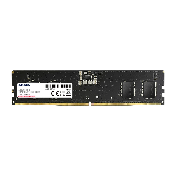 رم کامپیوتر AD5U48008G-S DDR5 ای دیتا تک کاناله 8GB فرکانس 4800MHz