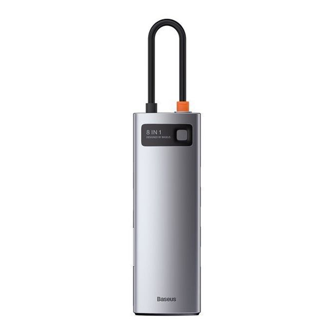 هاب USB-C هشت پورت Metal Gleam WKWG050013 بیسوس