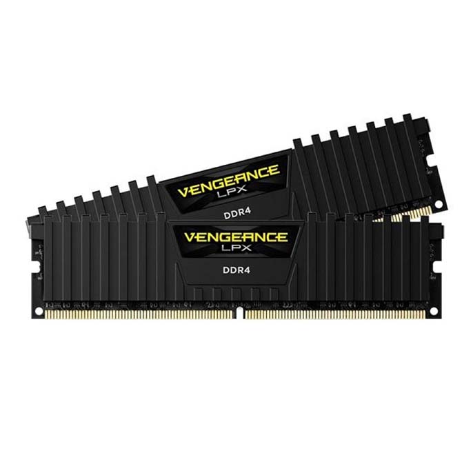 رم کامپیوتر Vengeance LPX کورسیر دوکاناله 32GB فرکانس 2400MHz