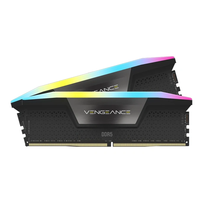 رم کامپیوتر VENGEANCE RGB DDR5 کورسیر 96GB دو کاناله CL40 فرکانس 7200MHz