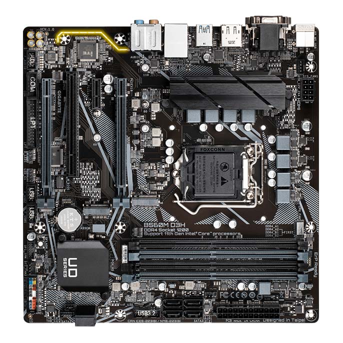 مادربرد B560M D3H گیگابایت سوکت 1200
