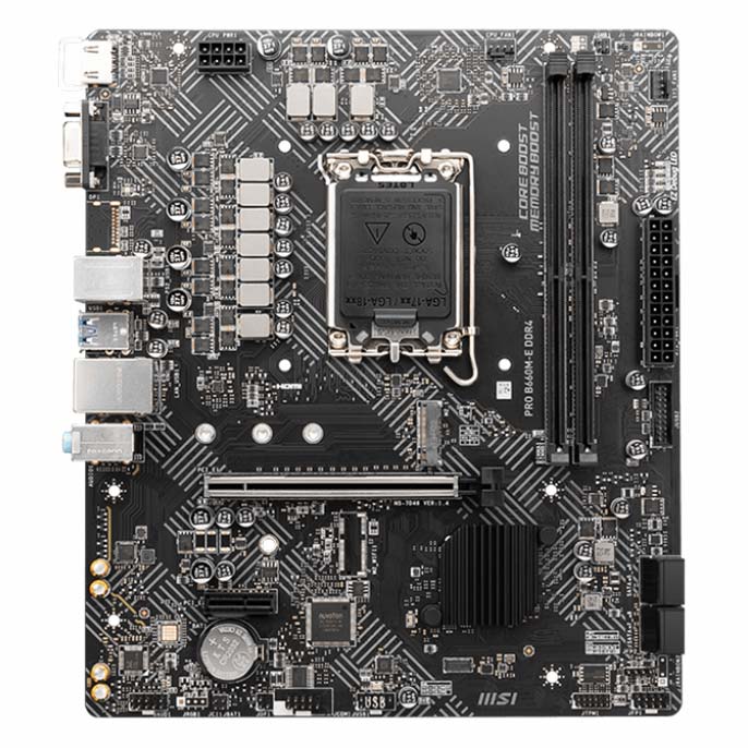 مادربرد PRO B660M-E DDR4 ام اس ای سوکت 1700