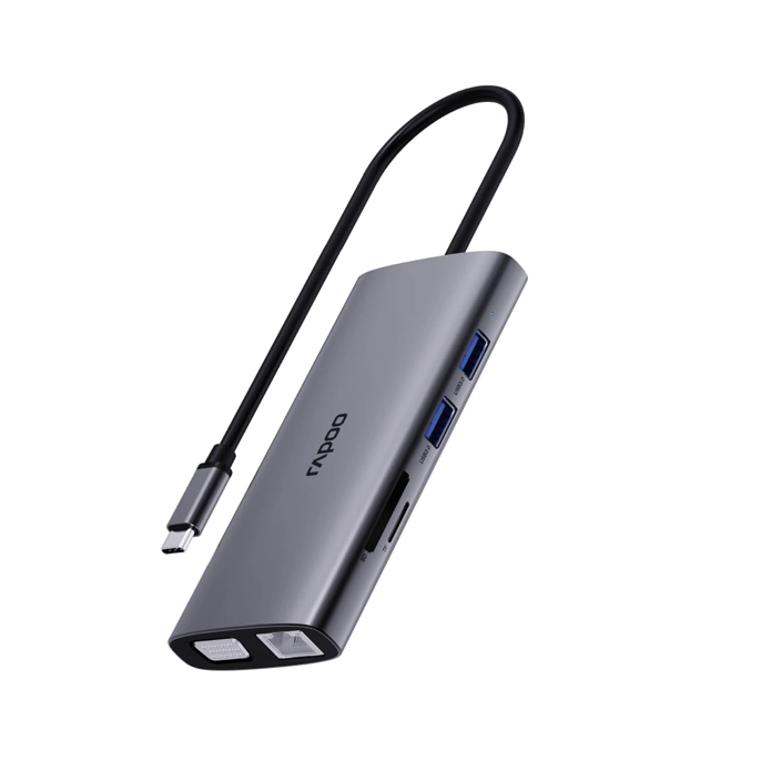 هاب USB-C ده پورت XD101 رپو