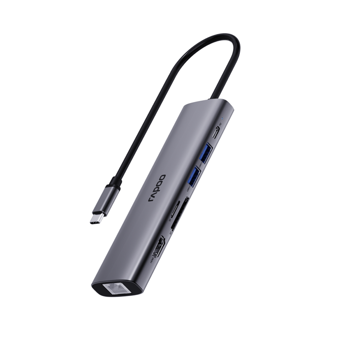 هاب USB-C هفت پورت XD71 رپو