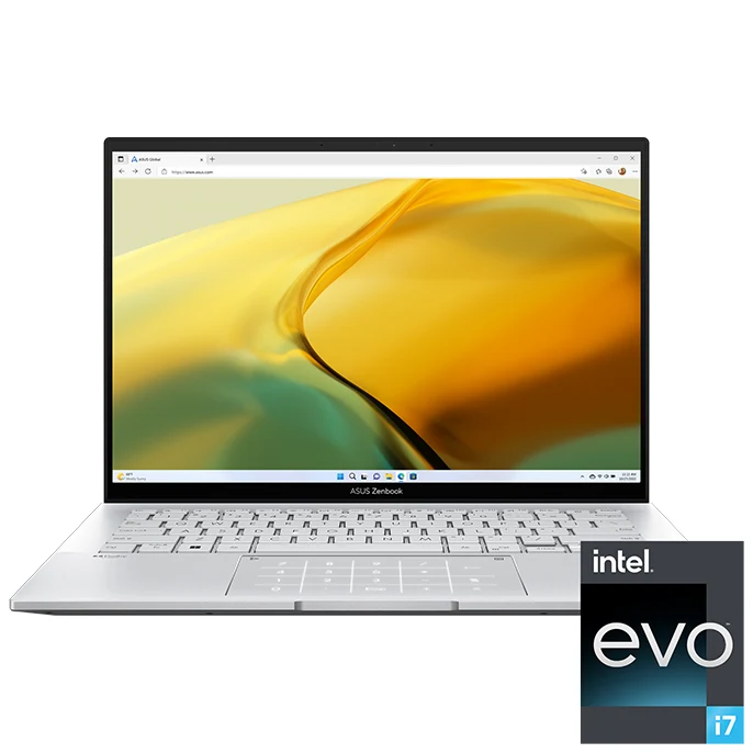 لپ تاپ ZenBook 14 OLED UX3402ZA-KM101W ایسوس i7 16GB ا ۱۴ اینچی