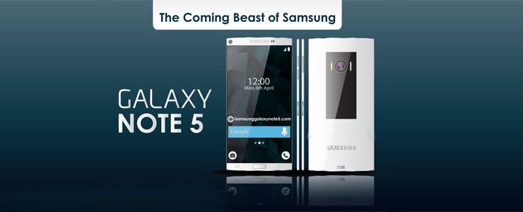 گوشی Galaxy Note 5 در راه است