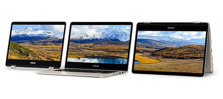 ایفا 2017/سبکترین اولترابوک ایسوس با گرافیک اختصاصی Zenbook Flip 14
