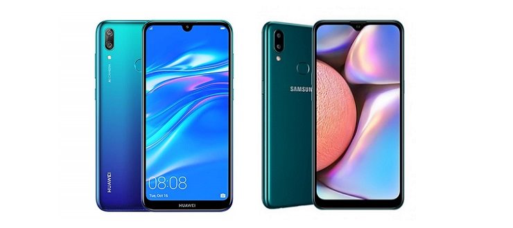 مقایسه گلکسی A10s با هوآوی Y7 Prime 2019