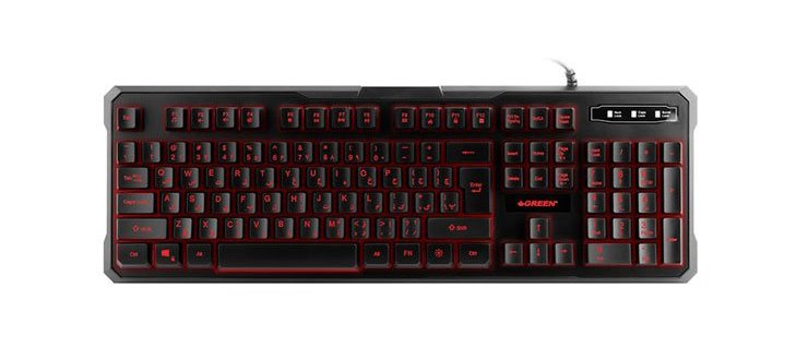 نقد و بررسی کیبورد گیمینگ GK601-RGB  گرین : حرفه ای و پرقدرت بازی کنید