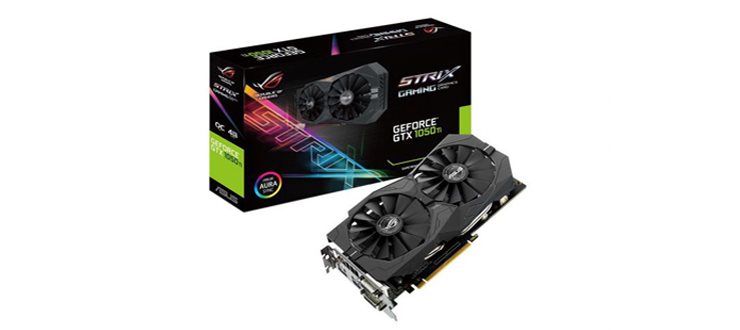 نقد و بررسی کارت گرافیک Asus ROG STRIX-GTX1050TI-4G-GAMING : زیبای پرقدرت
