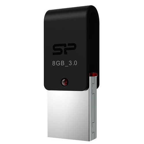 فلش مموری OTG سیلیکون پاور مدل X31 ظرفیت 8 گیگابایت