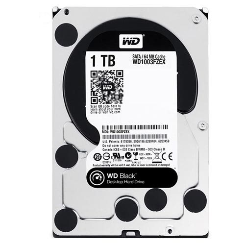 هارد دیسک اینترنال وسترن دیجیتال 1 ترابایت مشکی WD1003FZEX