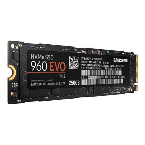 حافظه SSD M2 اینترنال سامسونگ مدل 960 Evo ظرفیت 250 گیگابایت