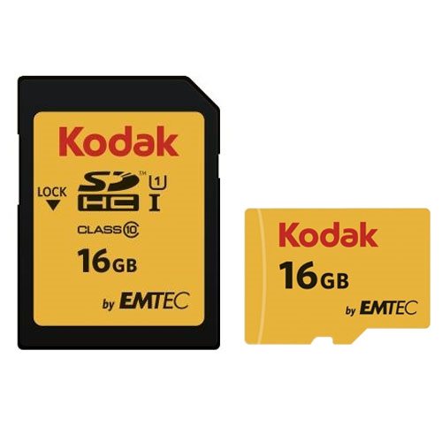 کارت حافظه microSDHC امتک کداک کلاس 10 استاندارد UHS-I U1 سرعت 85MBps 580X همراه با آداپتور SD ظرفیت 16 گیگابایت