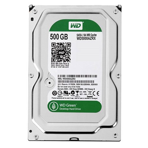 هارد دیسک اینترنال وسترن دیجیتال 500 گیگابایت سبز WD5000AZRX