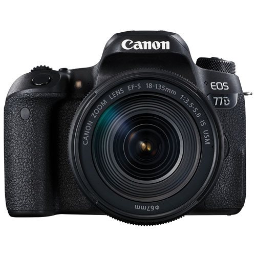 دوربین دیجیتال کانن مدل EOS 77D با لنز 135-18 میلی متر IS USM
