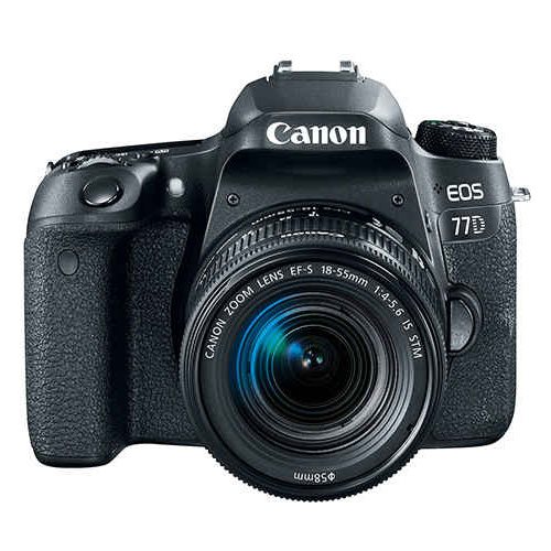 دوربین دیجیتال کانن مدل EOS 77D با لنز 55-18 میلی متر IS STM