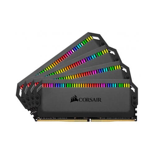 رم کامپیوتر کورسیر Dominator Platinum RGB ظرفیت 32 گیگابایت 4 کاناله فرکانس 3600 مگاهرتز