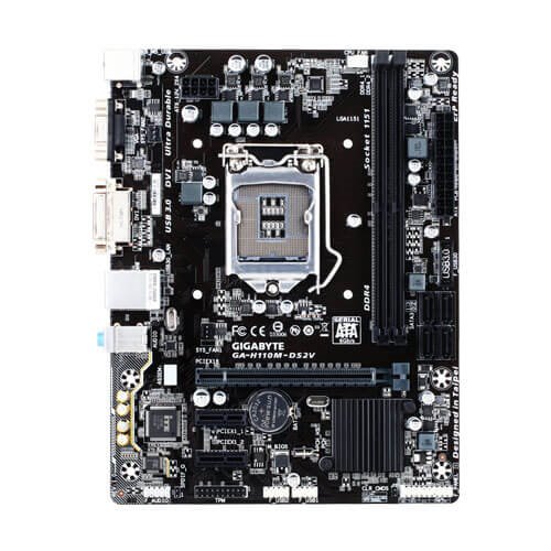 مادربرد گیگابایت GA-H110M-DS2V rev. 1.0 سوکت 1151