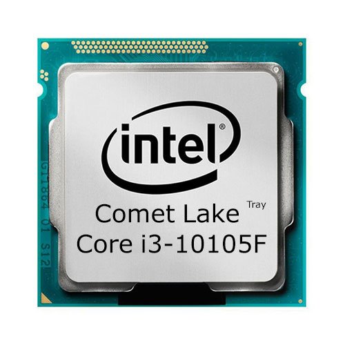 پردازنده اینتل کمیت لیک i3-10105F سوکت 1200 بدون جعبه