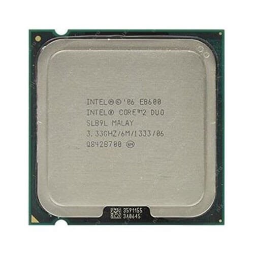پردازنده اینتل مدل E8600 با سوکت 775 و فرکانس 3.33 گیگاهرتز