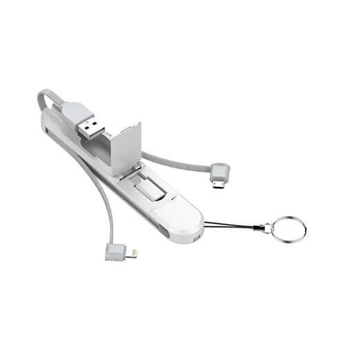کابل اصلی سه کاره Micro Usb/Type-C/Iphone ال دینو فست شارژ LDNIO LC130