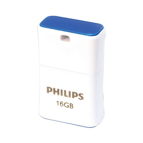 فلش مموری USB 2.0 فیلیپس پیکو ادیشن FM16FD85B/97 ظرفیت 16 گیگابایت همراه با مبدل OTG