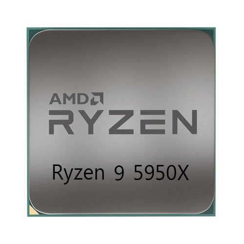 پردازنده ای ام دی رایزن 9 5950X فرکانس 3.4GHz