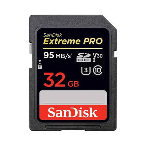 کارت حافظه SDHC سن دیسک مدل Extreme Pro کلاس 10 استاندارد UHS-I U3 سرعت 633X 95MBps ظرفیت 32 گیگابایت