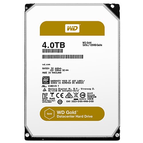 هارد دیسک اینترنال وسترن دیجیتال 4 ترابایت گلد WD4002FYYZ